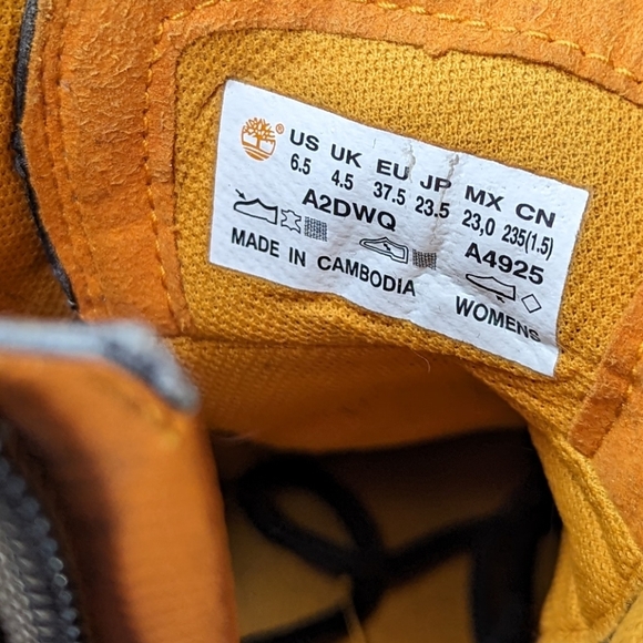 Timberland Kori Park Moto Boot Green Women's 6.5 - Picture 8 of 9